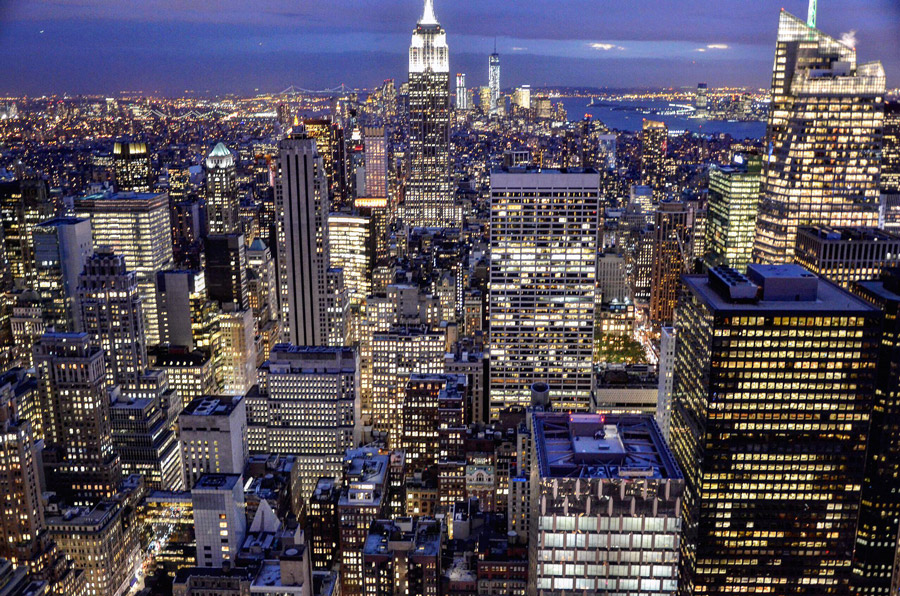 Обзорная площадка Empire State Building Обзорная площадка TOP of the Rock