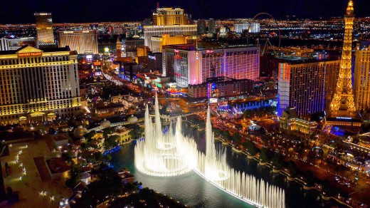 вид из отеля The Cosmopolitan of Las Vegas